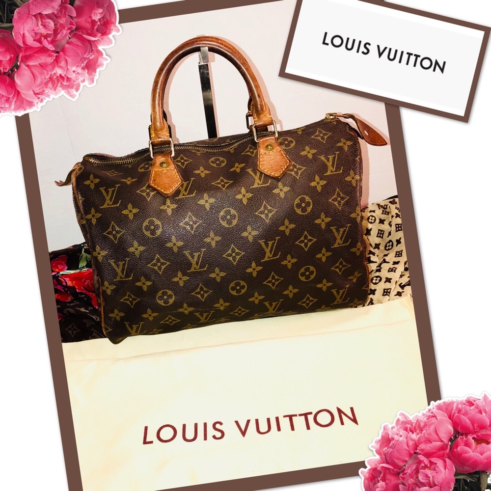 LOUIS VUITTON Gorgeous Speedy 30- Authentic